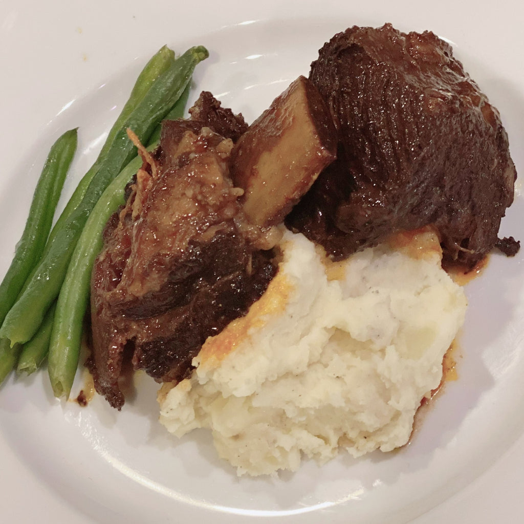 Red Wine Braised Chili Colorado Short Ribs